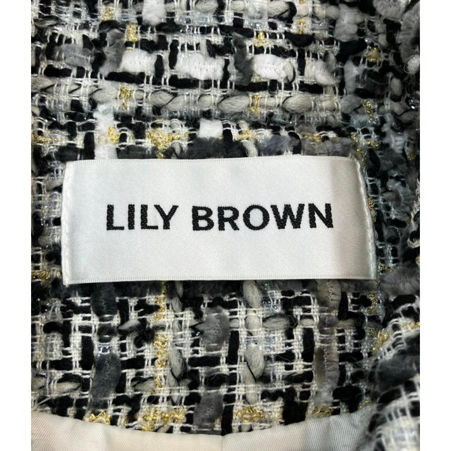 リリーブラウン ツイードジャケット リリーブラウン] ラメツイードジャケット LWFJ251128 レディース