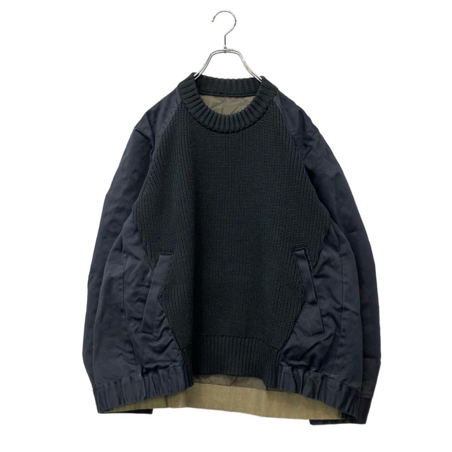 サカイ 長袖ニット 25SS Cotton Chino Mix Pullover 25-03606m メンズ