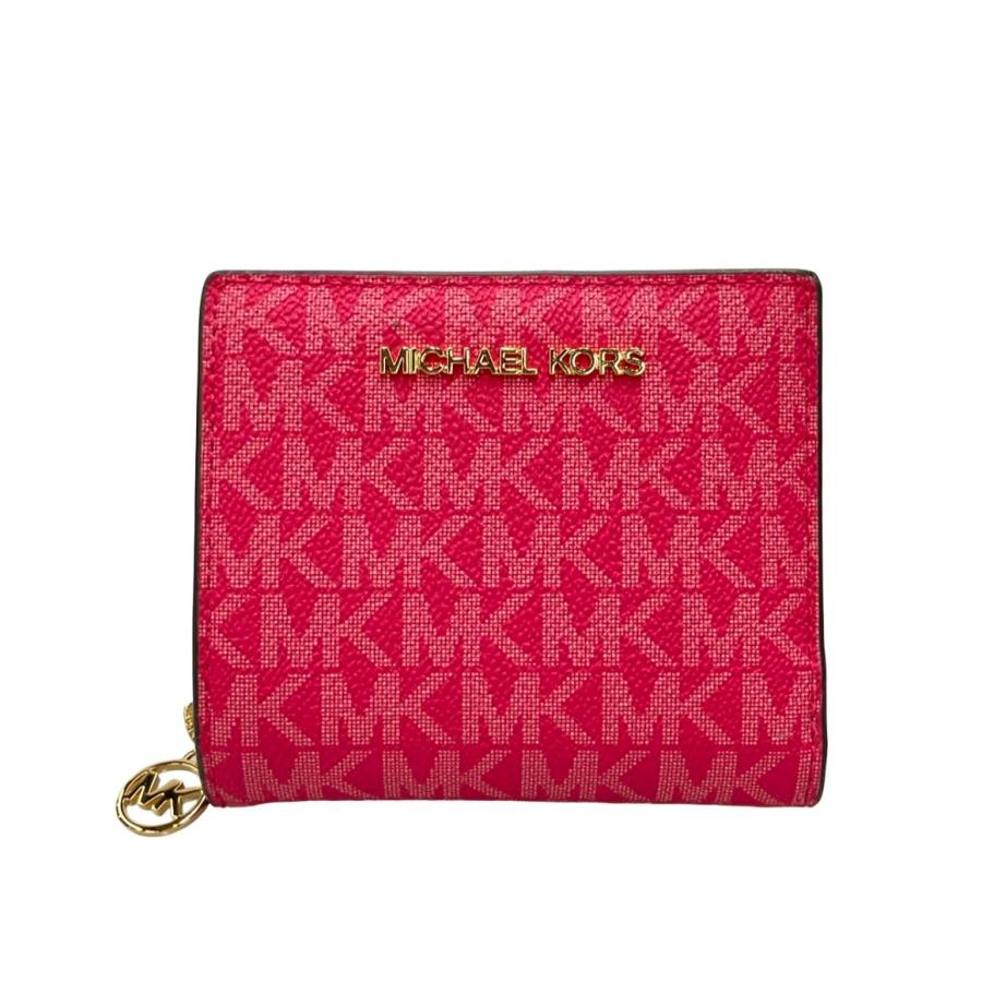 美品 マイケルコース 二つ折り財布 レディース MICHAEL KORS 中古 