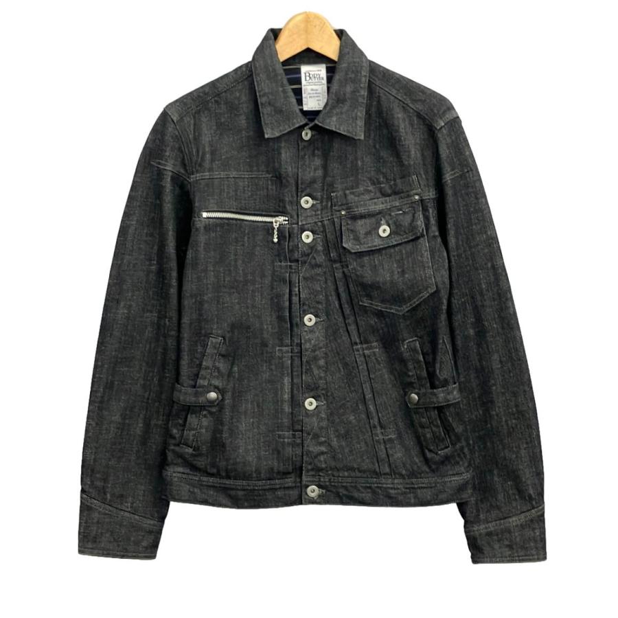 訳あり ボディバター デニムジャケット メンズ SIZE L (L) BODY BUTTER 