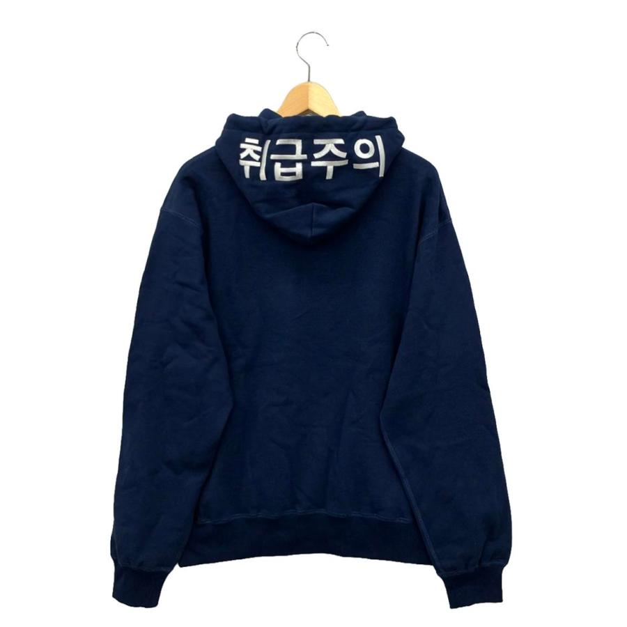 美品 ブラックアイパッチ プルオーバーパーカー×thisisneverthat 