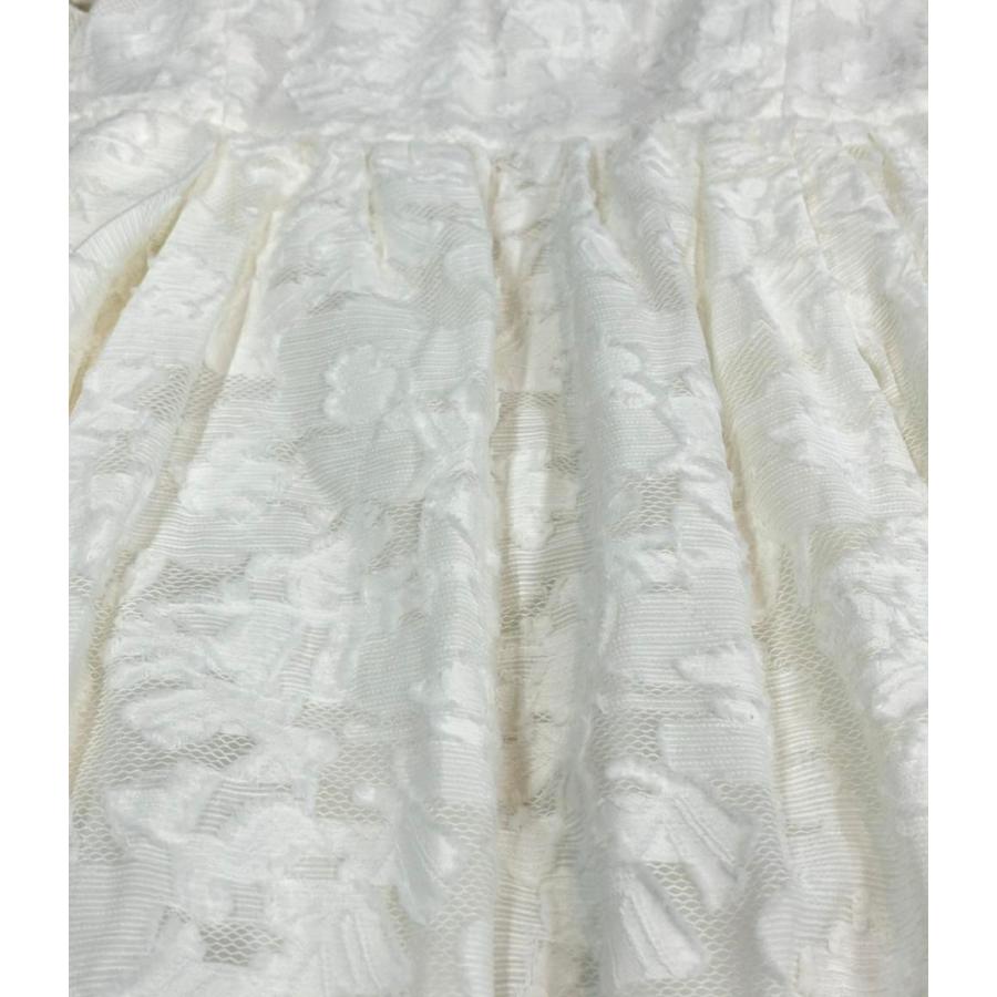 デザインワークス 半袖 袖ボリュームカットジャガードワンピース 翁安芸 レディース SIZE 38 (S) DESIGNWORKS 中古_5