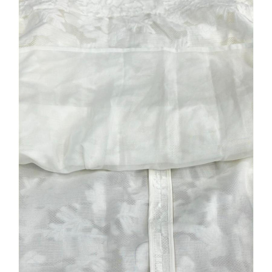 デザインワークス 半袖 袖ボリュームカットジャガードワンピース 翁安芸 レディース SIZE 38 (S) DESIGNWORKS 中古_7