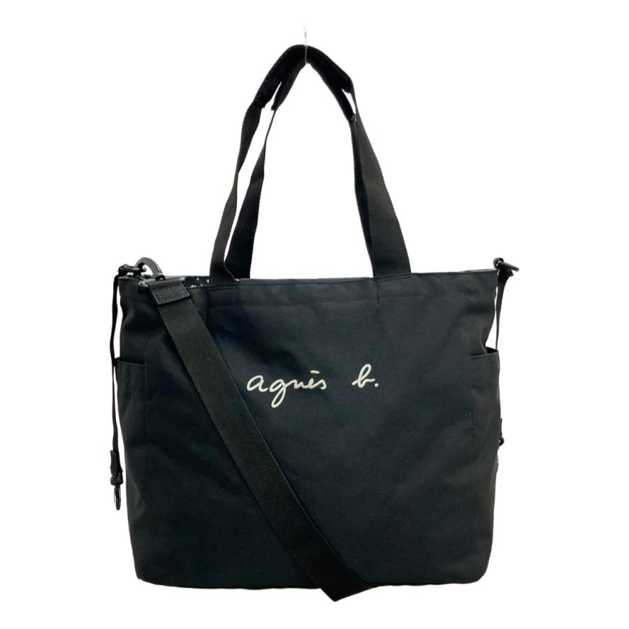 廃盤 希少 アニエスベー agnes b リバーシブル　マザーズバッグ ブラック 廃盤 希少 アニエスベー agnes b リバーシブル マザーズバッグ ブラック