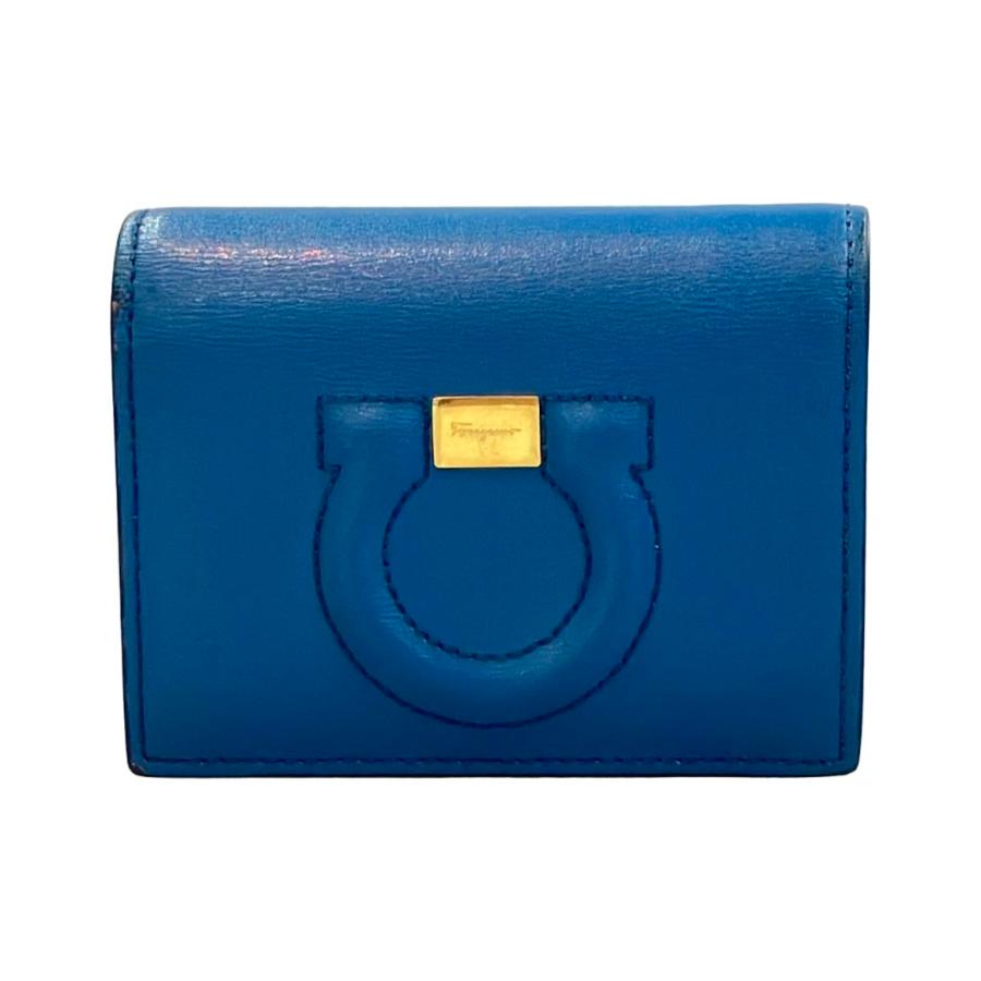 サルヴァトーレフェラガモ 二つ折り財布 ガンチーニ レディース