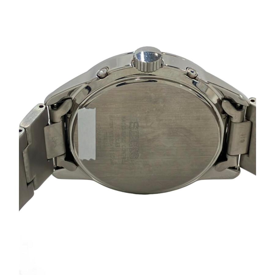 セイコー 腕時計 ソーラー ブラック 7B24-0BP0 メンズ SEIKO 中古
