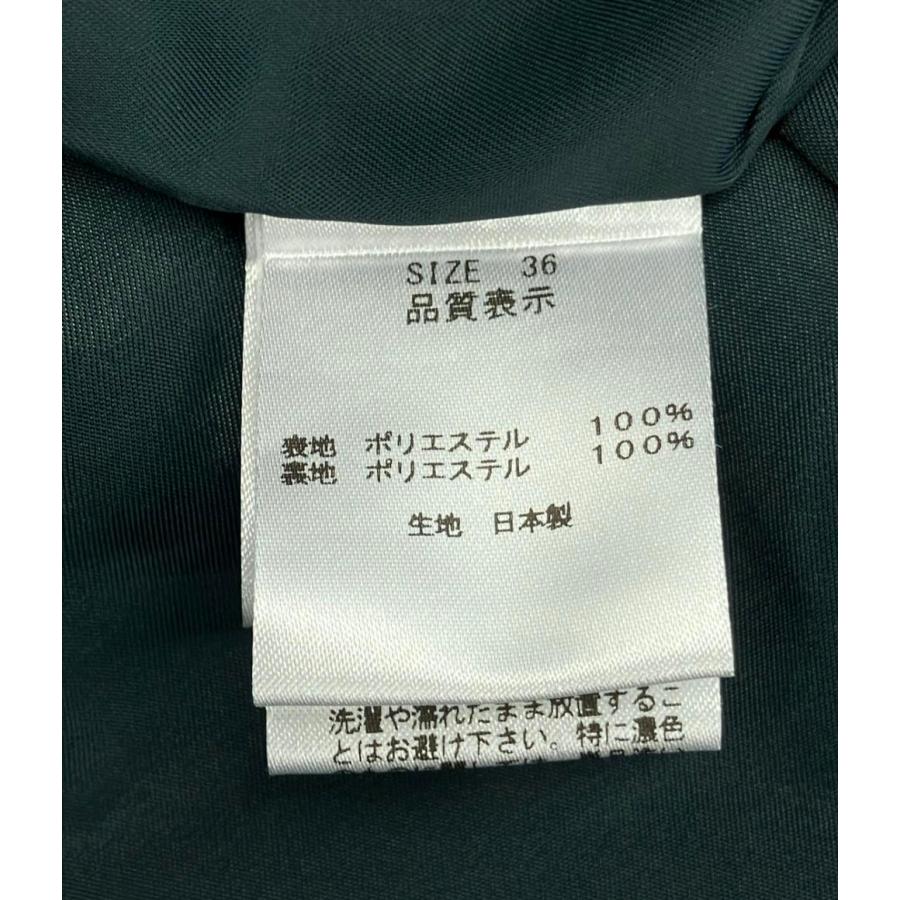 ルーニィ 長袖ワンピース 付け襟 ミモレ パフスリーブ