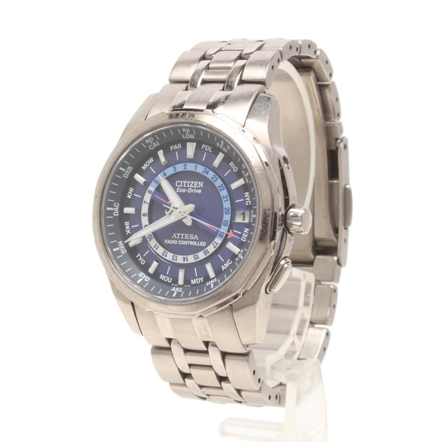 【CITIZEN】　アテッサ　H115-T012914 電波ソーラー　稼動品 CITIZEN】 アテッサ H115-T012914 電波ソーラー 稼動品 - メルカリ