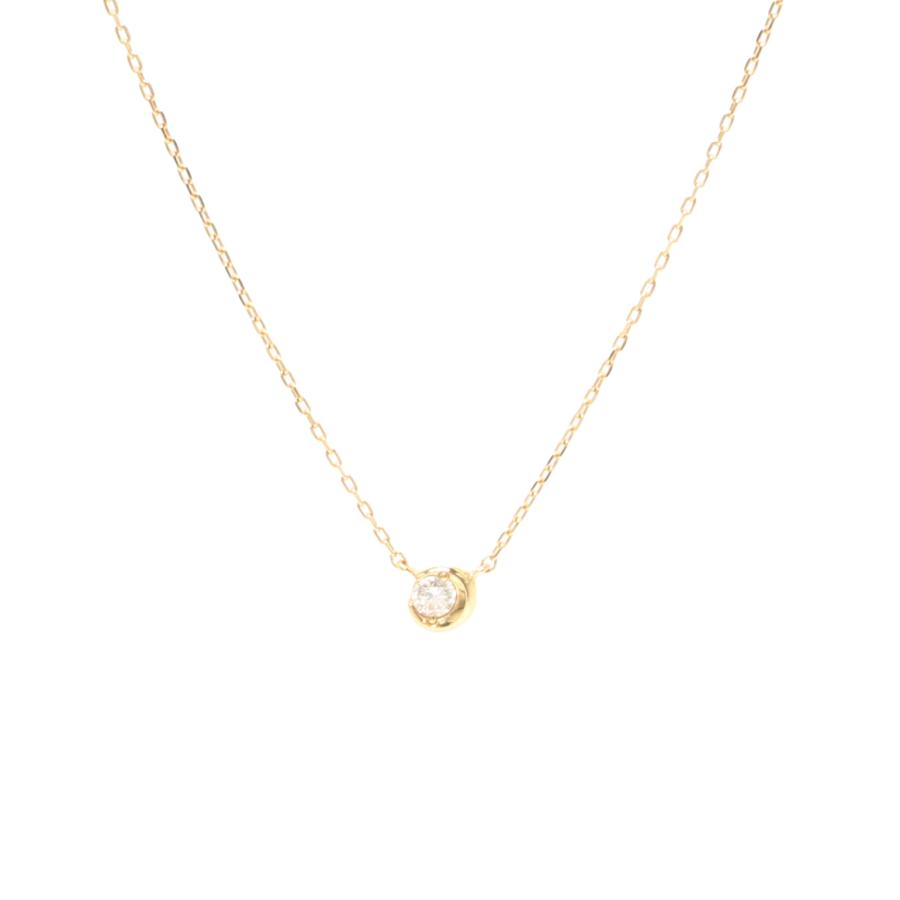 美品 スタージュエリー ネックレス K18 ダイヤ 0.04ct レディース STAR 
