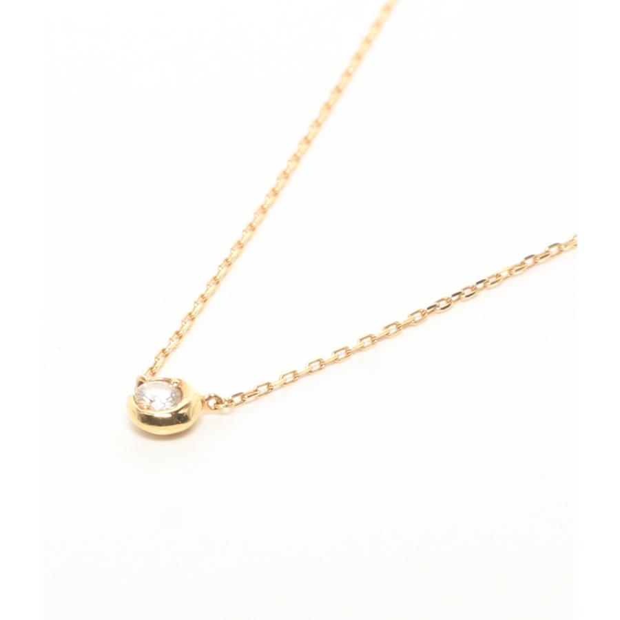 美品 スタージュエリー ネックレス K18 ダイヤ 0.04ct レディース STAR 