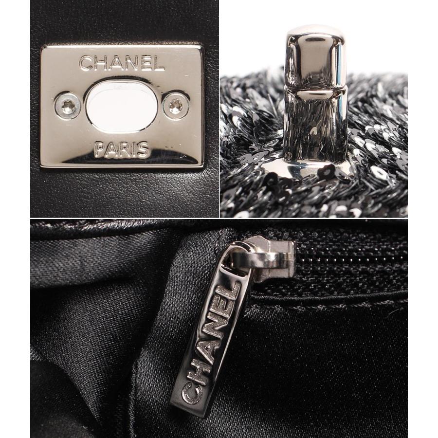 美品 シャネル チェーンショルダーバッグ ココマーク シルバー金具