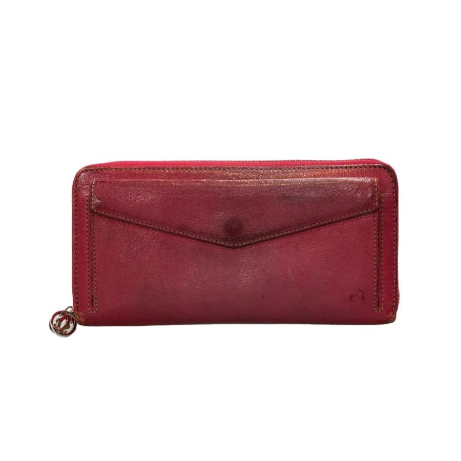 カルティエ ラウンドファスナー長財布 レディース CARTIER 中古