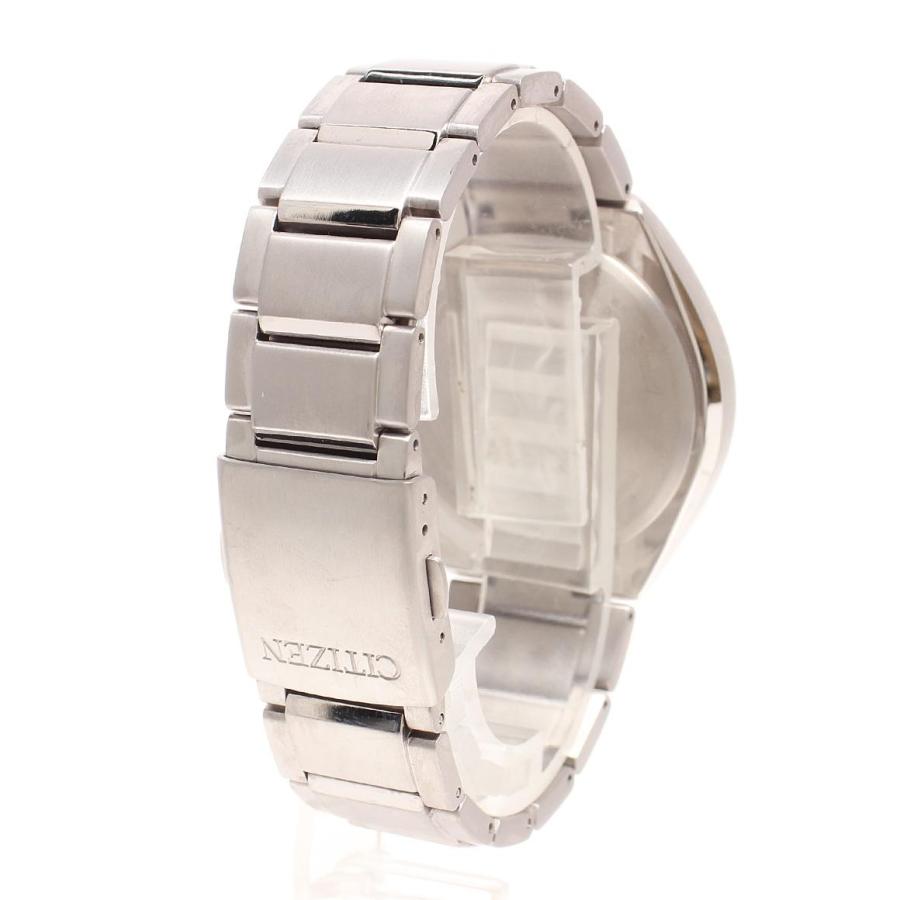 【稼働品】CITIZEN ATTESA エコドライブH100-R014234 シチズン 腕時計 デイデイト ECO-DRIVE アテッサ ソーラー ブルー H100