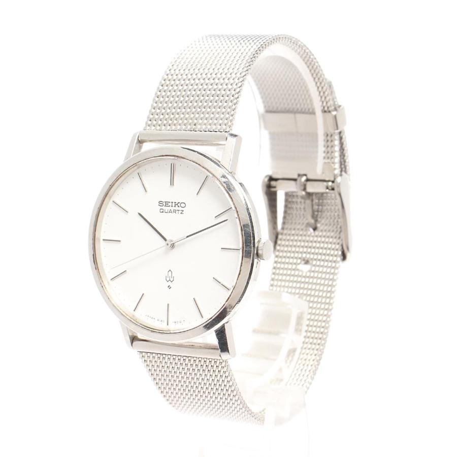 セイコー 腕時計 クオーツ ホワイト 4120-9010 メンズ SEIKO 中古 