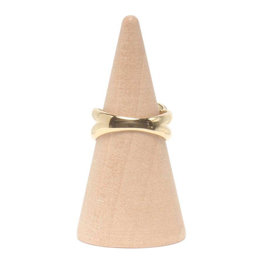 美品 ユキコハナイ リング 指輪 K18 Pt900 ダイヤ0.03ct レディース 