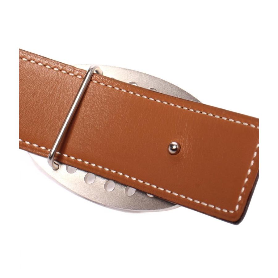 【美品】HERMES エルメスリバーシブルベルト75 エブリンバックルシルバー エルメス ベルト エブリンバックル リバーシブルベルト65 シルバー金具