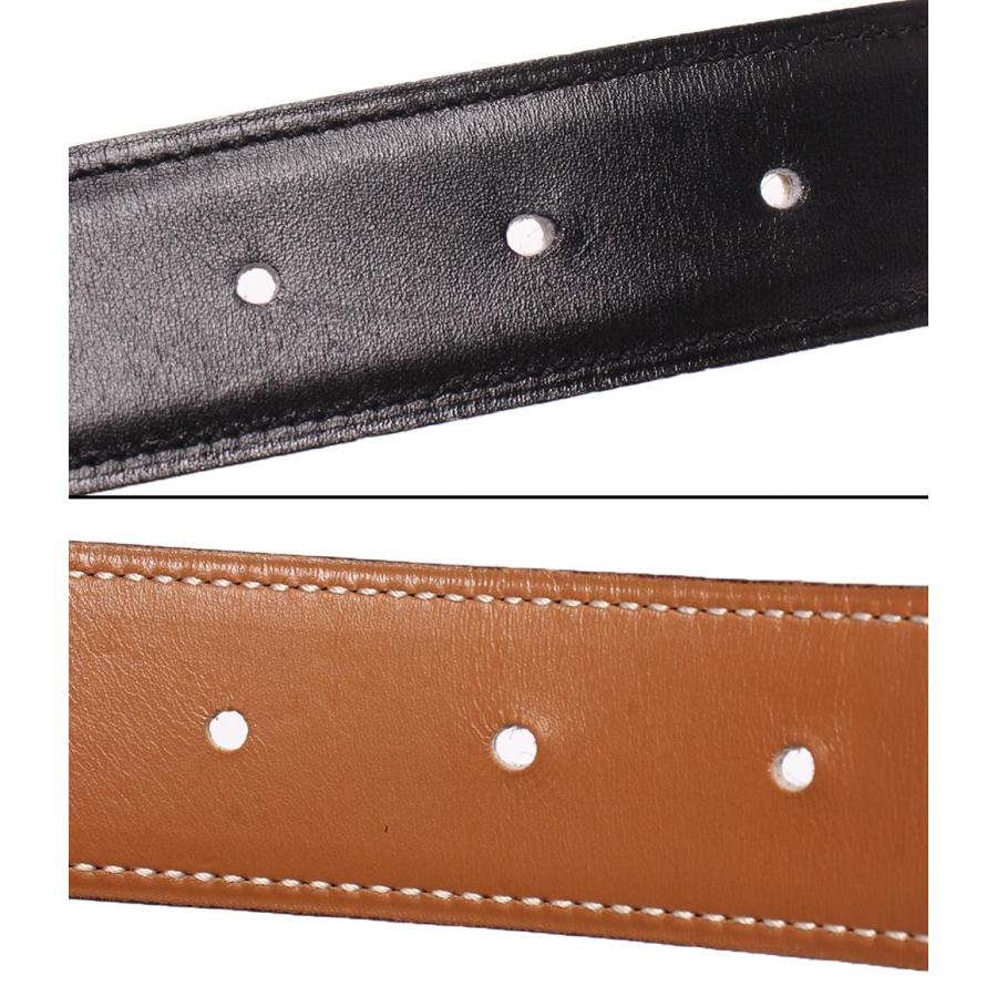 エルメス ベルト エブリンバックル リバーシブルベルト65 シルバー金具