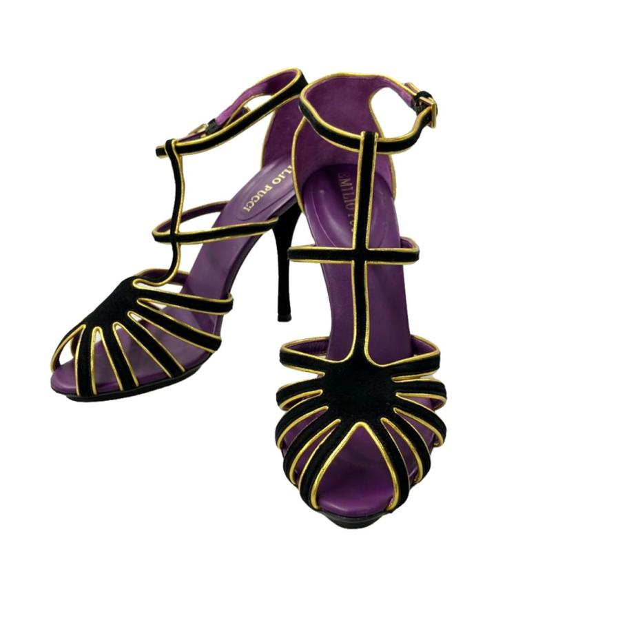 EMILIO PUCCI ミュール 36サイズ エミリオ・プッチ パンプス サンダル レディース SIZE 36 1/2 (M