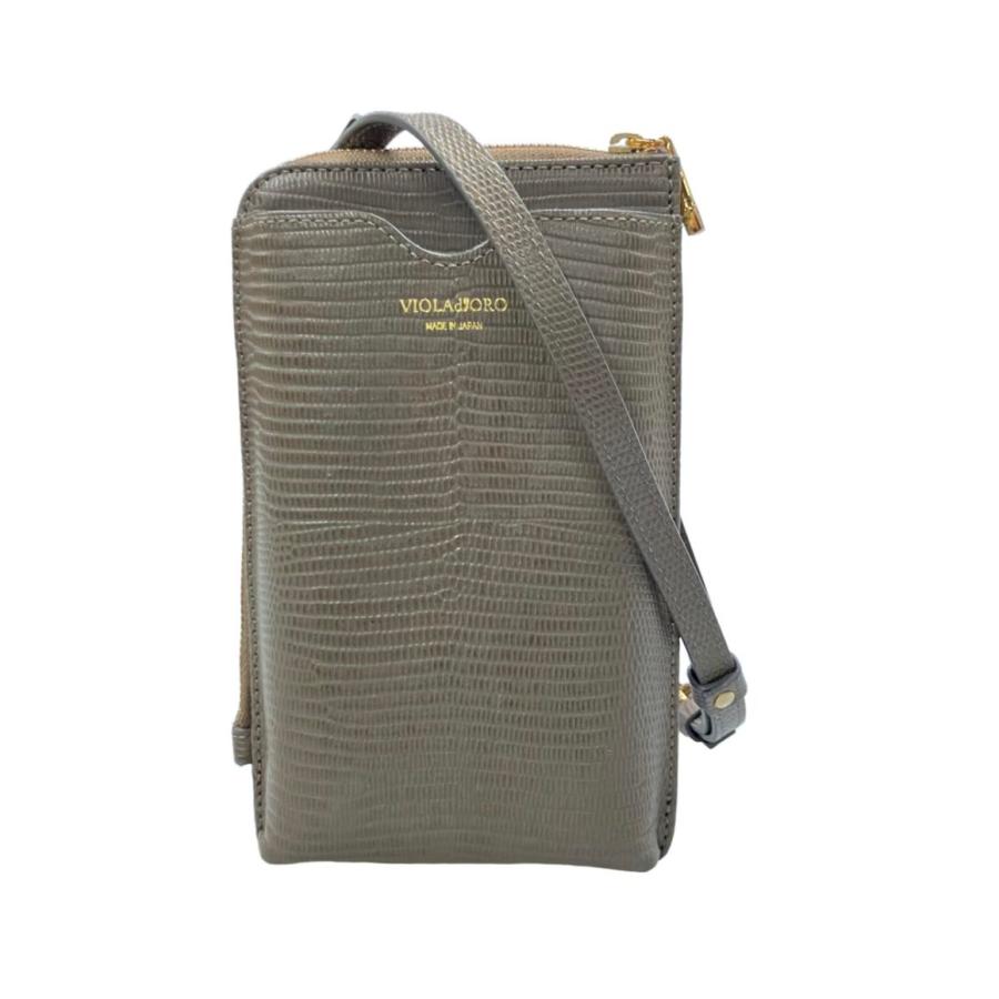 美品 ヴィオラドーロ ショルダーウォレット スマホショルダー 
