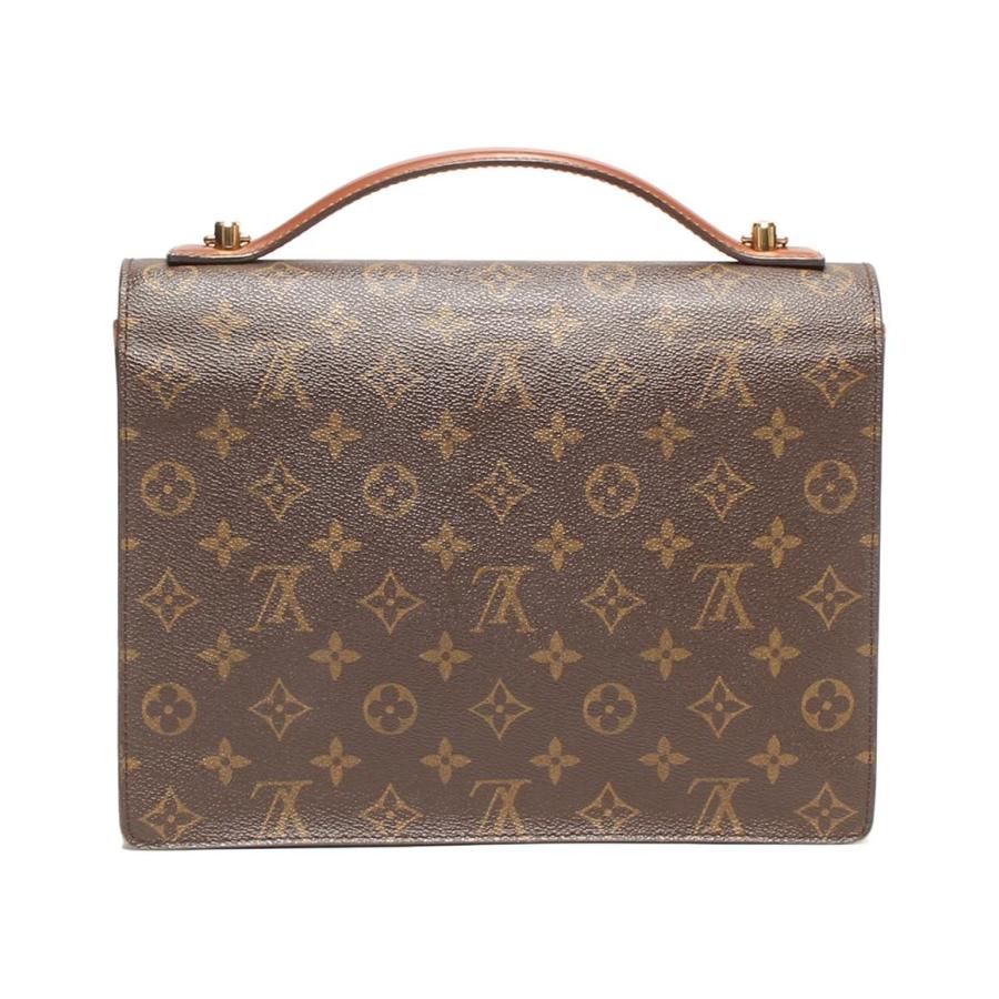 ■美品■LOUISVUITTONルイヴィトン モンソー M51185 ビジネス ルイ・ヴィトン 2wayハンドバッグ ショルダーバッグ 斜め掛け