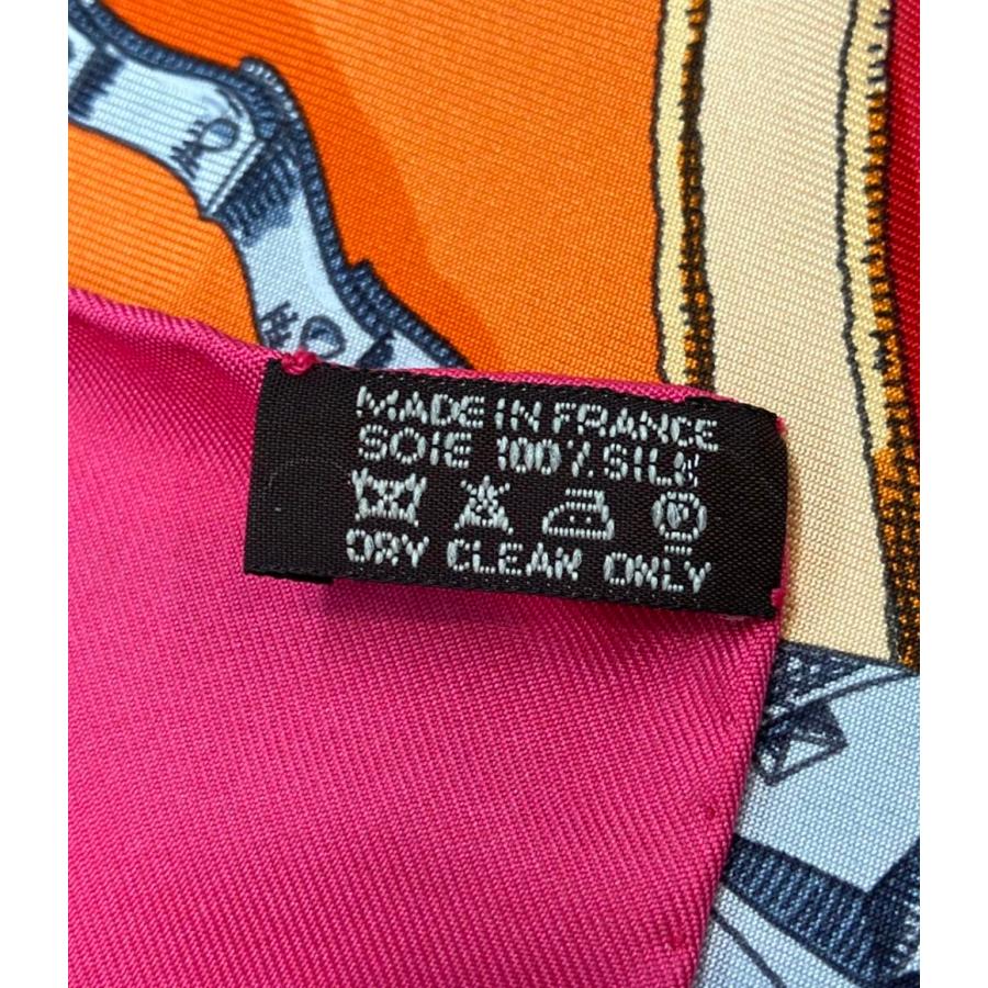 美品 エルメス スカーフ カレ90 シルク100% 帝王学 L'INSTRVCTION DV