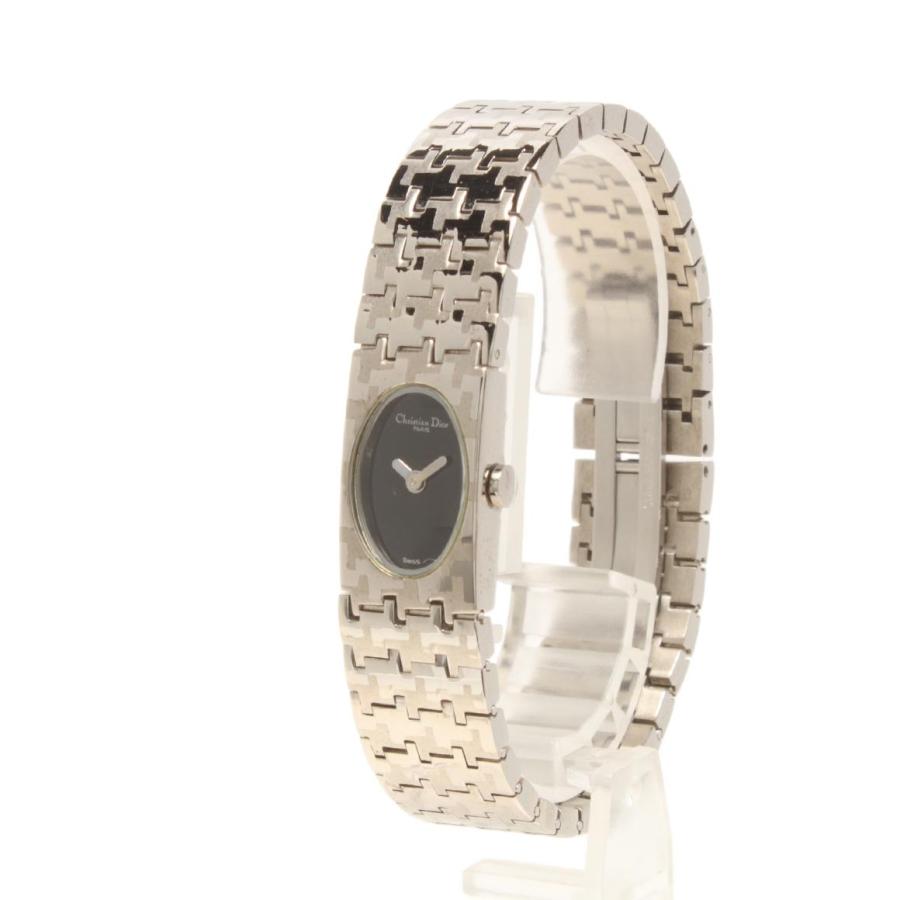 クリスチャンディオール 腕時計 ミスディオール クオーツ ブラック D70