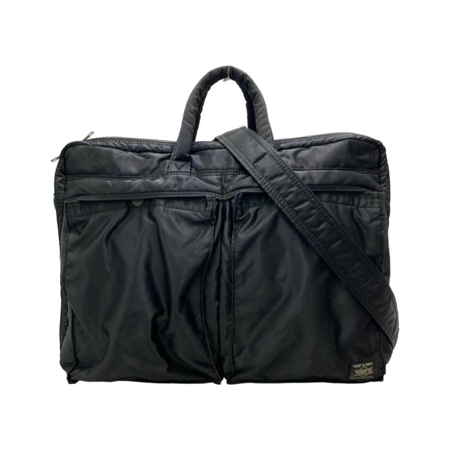 【美品】PORTER 2way ビジネスバッグ ブリーフケース ブラック ポーター 2WAY ビジネスバッグ ブリーフケース ショルダーバッグ 斜め