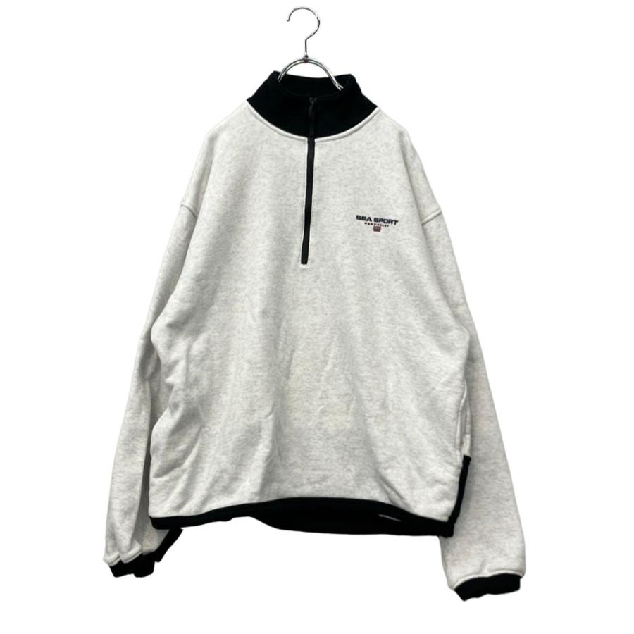 シー スウェット 長袖 ハーフジップ SEA SPORTS BICOLOR HALF-ZIP PULLOVER 110706218 レディース SIZE FREE (M) SEA シー スウェット 長袖 ハーフジップ SEA SPORTS BICOLOR HALF-ZIP
