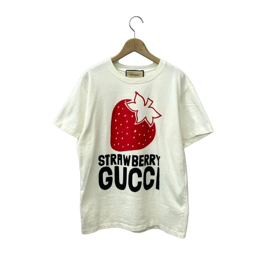 グッチ 半袖Tシャツ ストロベリー レディース SIZE XXS GUCCI 中古