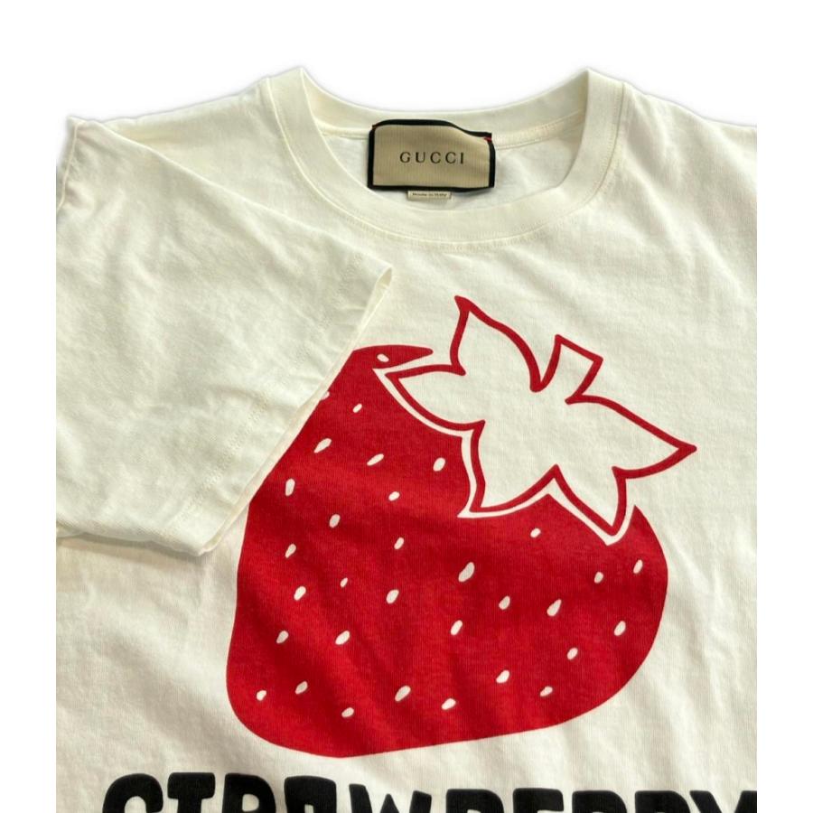グッチ 半袖Tシャツ ストロベリー レディース SIZE XXS GUCCI 中古