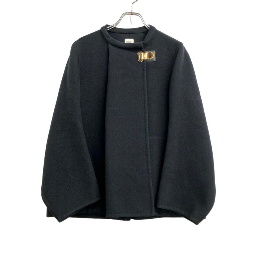 エルメス カシミヤ ジャケット 36 ブラック エルメス カシミヤ ジャケット 36 ブラック HERMES エルメス