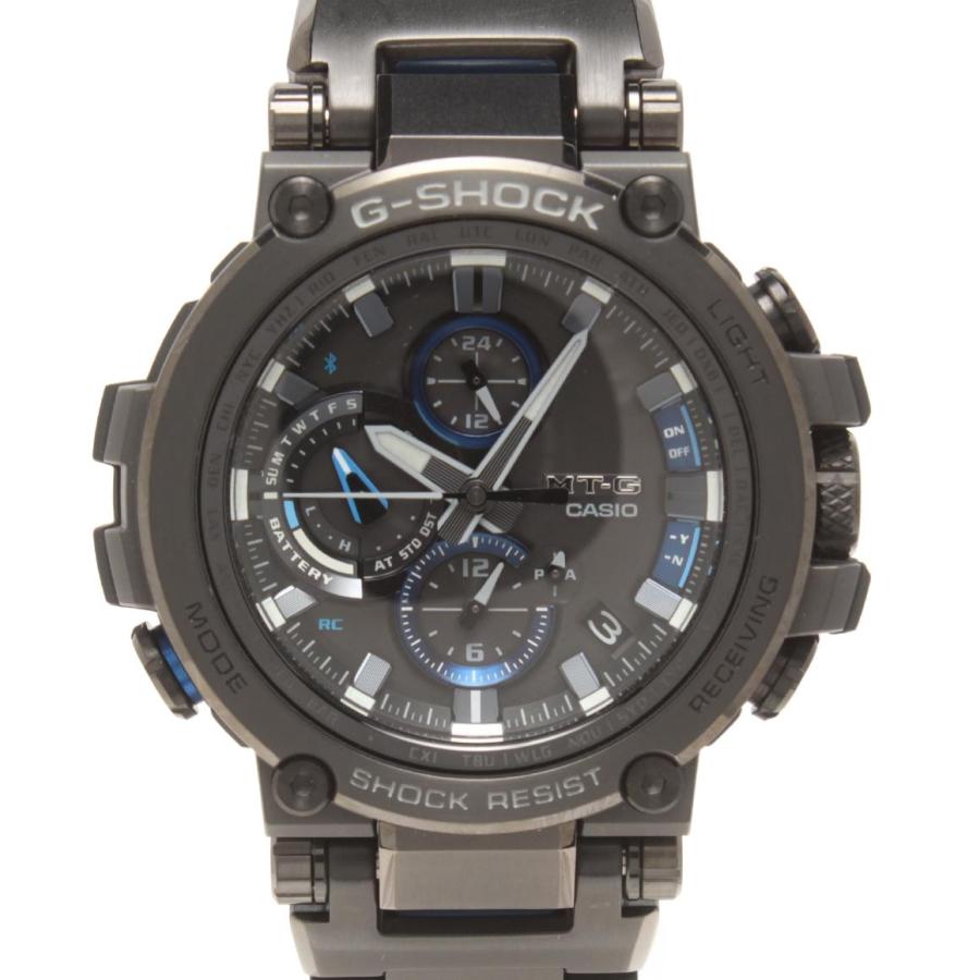 美品 カシオ 腕時計 G-SHOCK ソーラー ブラック MTG-B1000BD-1AJF