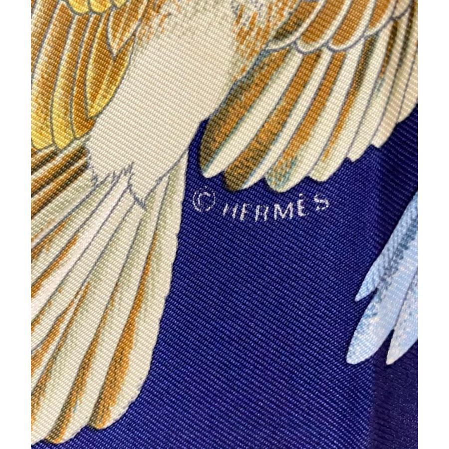 エルメス シルクスカーフ 鳥柄 カレ90 侵入者 レディース HERMES エルメス シルクスカーフ 鳥柄 カレ90 侵入者 レディース HERMES