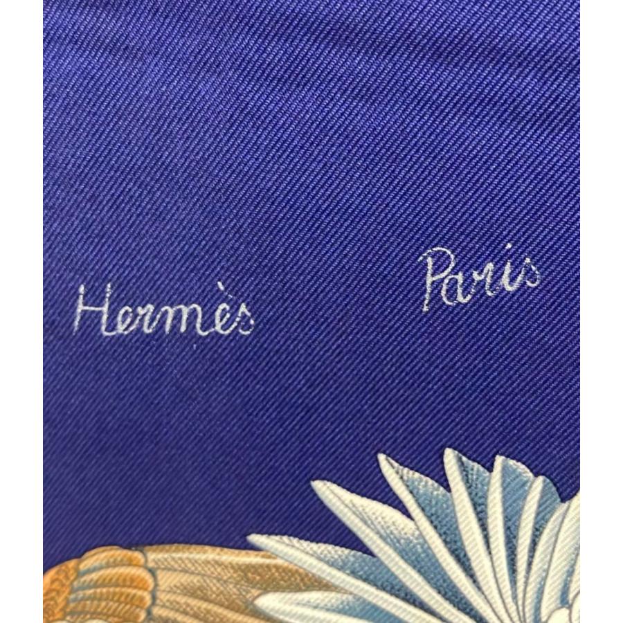 エルメス シルクスカーフ 鳥柄 カレ90 侵入者 レディース HERMES エルメス シルクスカーフ 鳥柄 カレ90 侵入者 レディース HERMES