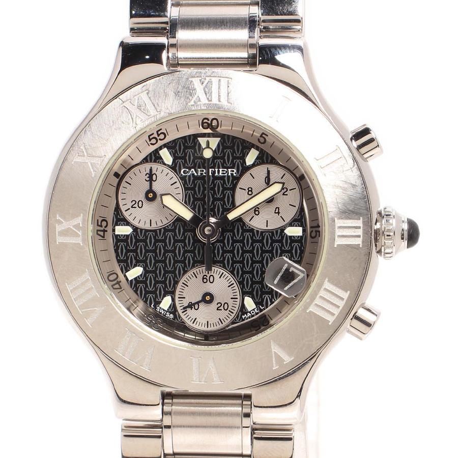 カルティエ 腕時計 クロノスカフ ラージモデル マスト21 ヴァン  