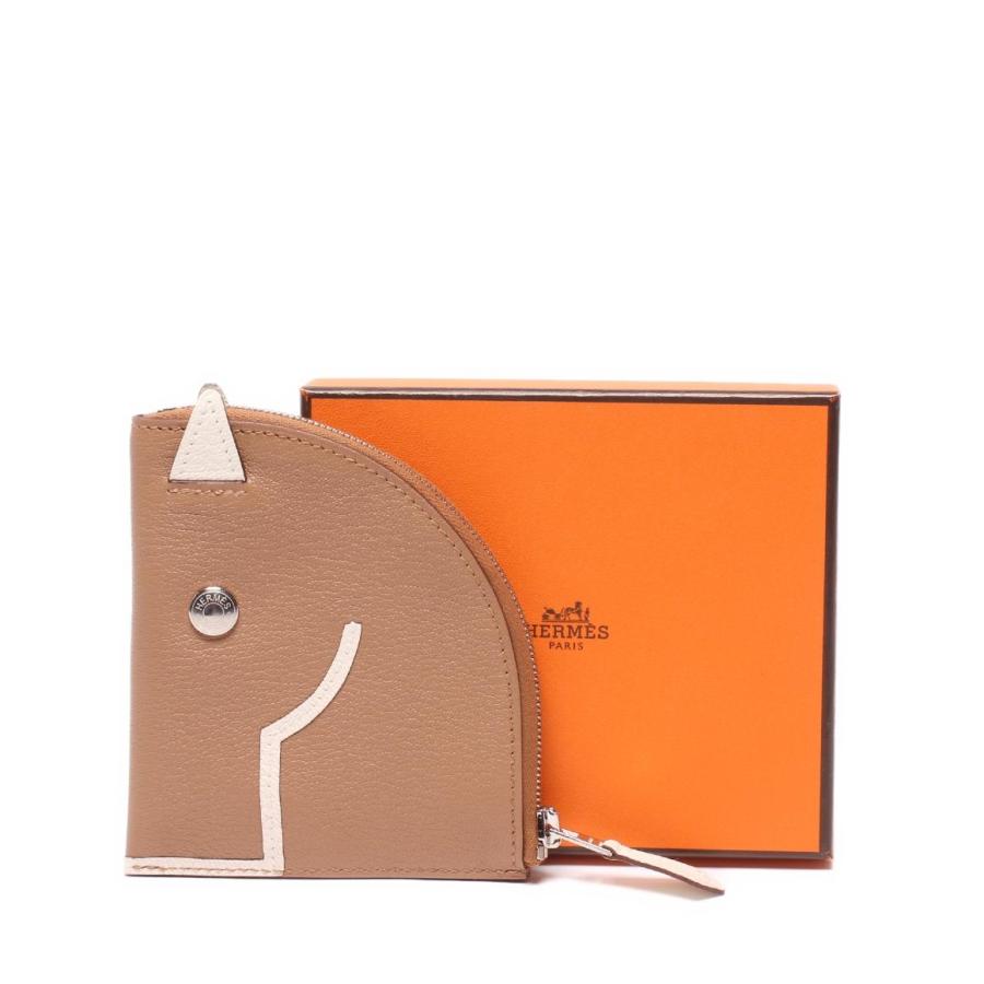 美品 エルメス コインケース U刻印 パドック ユニセックス