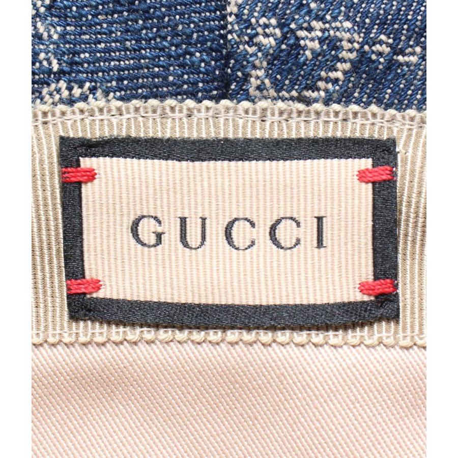 グッチ ハット ワイドブリム GGキャンバス レディース SIZE L 58cm