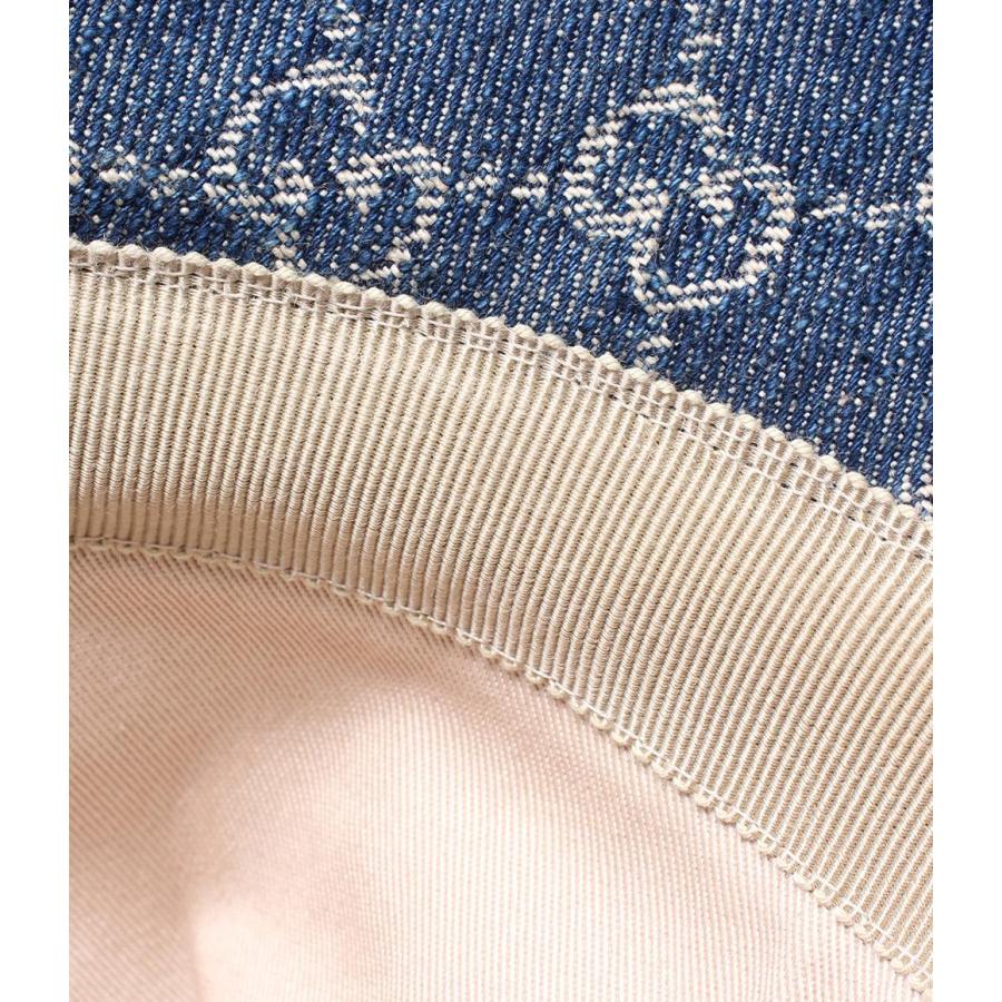 グッチ ハット ワイドブリム GGキャンバス レディース SIZE L 58cm