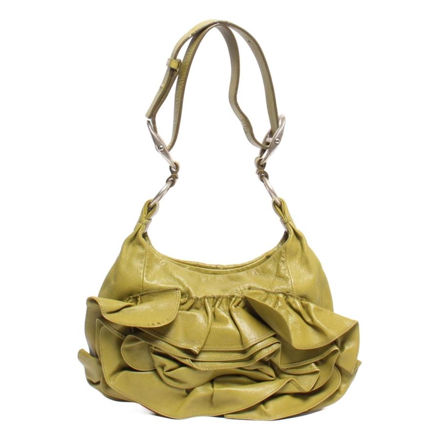 イヴサンローランリヴゴーシュ ショルダーバッグ 肩掛け フリル