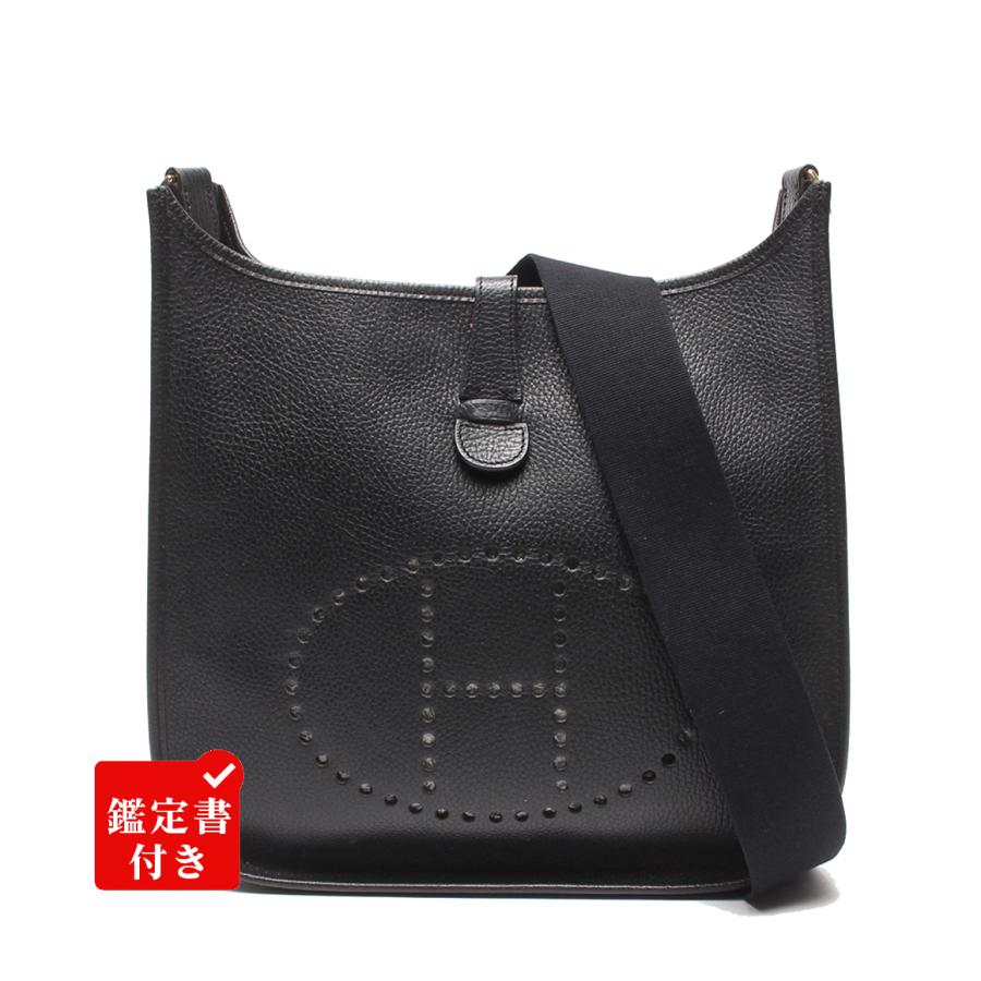 エルメス ショルダーバッグ 肩掛け □B刻印 ゴールド金具 エブリンGM