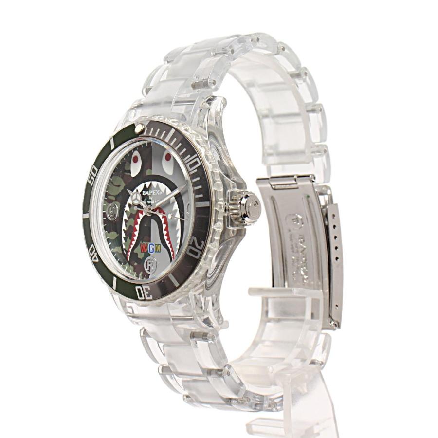 BAPEX A BATHING APE 腕時計 シルバー アベイシングエイプ 腕時計 BAPEX クオーツ メンズ A BATHING APE 中古