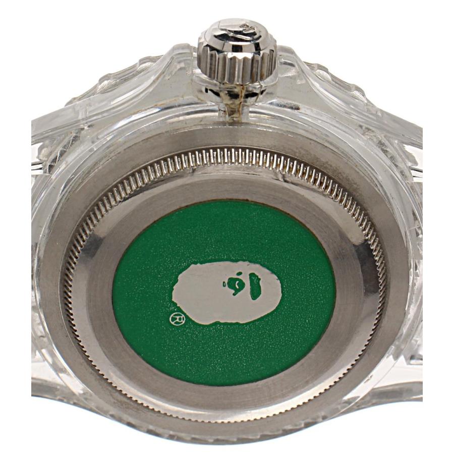 状態良好品 アベイシングエイプ BAPEX エクスプローラー メンズ自動巻腕時計 アベイシングエイプ 腕時計 BAPEX クオーツ メンズ A BATHING APE 中古