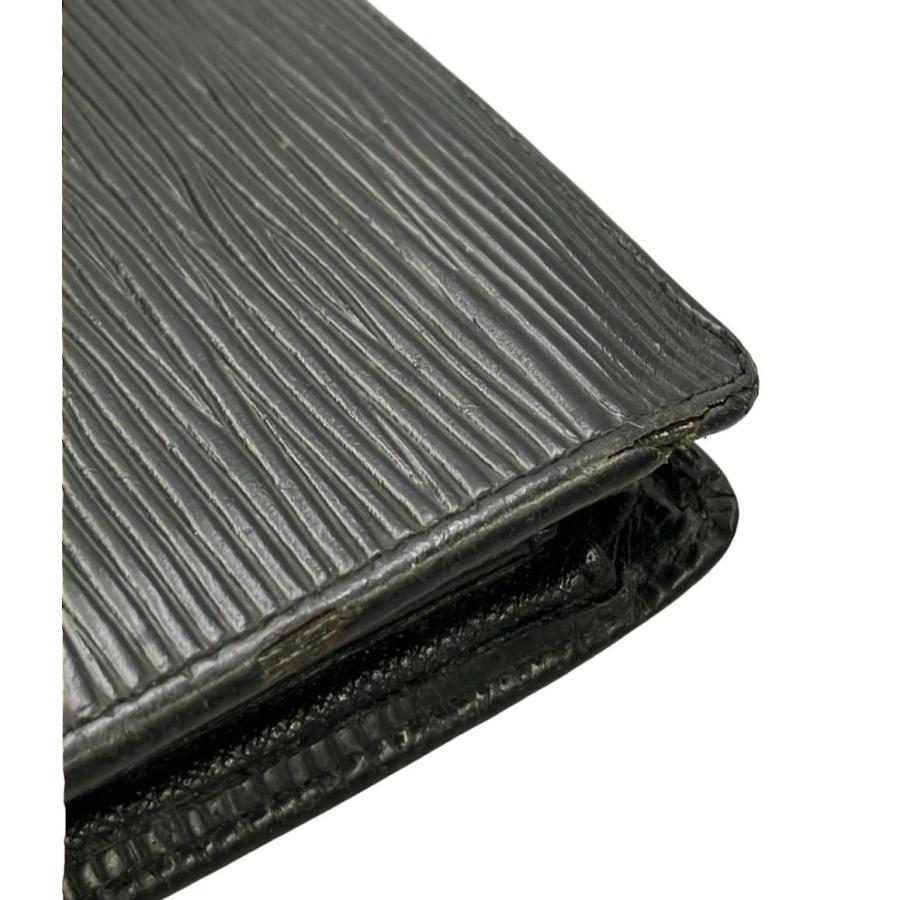 ルイ・ヴィトン 二つ折り財布 エピ ポルト ビエ カルトクレディ モネ