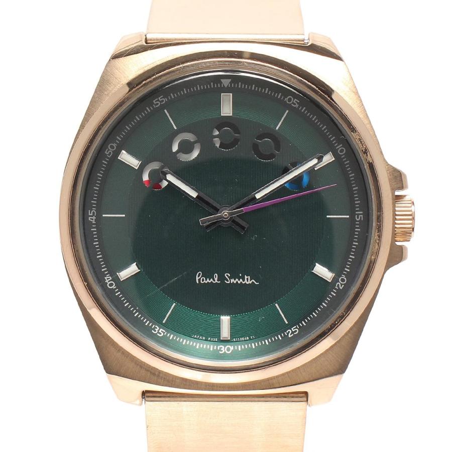 ポール・スミス 腕時計 クオーツ グリーン F335-S082579 メンズ Paul