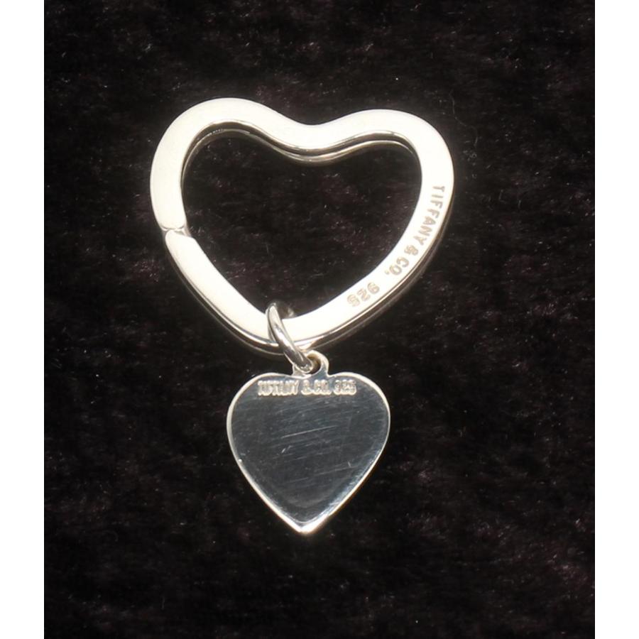 【中古美品】Tiffany & Co. ハート・キーリング 美品 ティファニー キーリング ハートモチーフ レディース