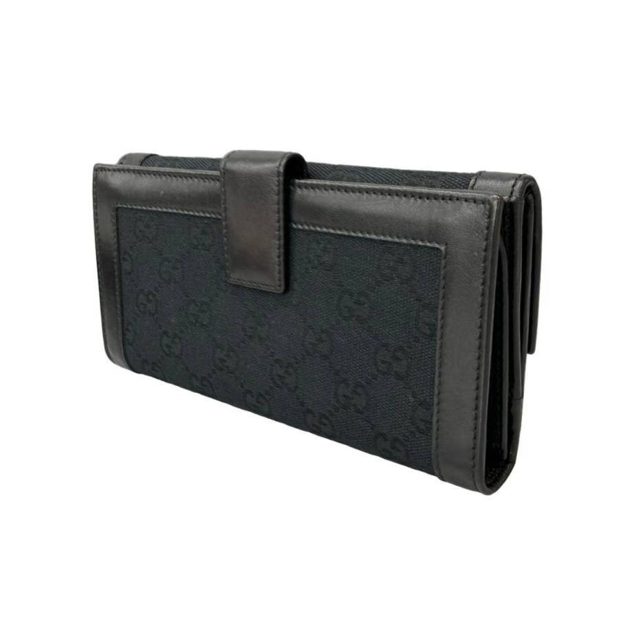 美品 グッチ 長財布 GGキャンバス 146199・2888 レディース