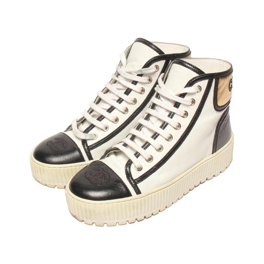 シャネル ハイカットスニーカー G38091 レディース SIZE 37 (L) CHANEL