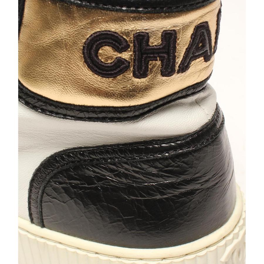 シャネル ハイカットスニーカー G38091 レディース SIZE 37 (L) CHANEL