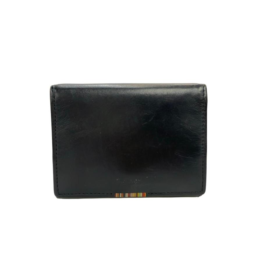 ポールスミス 財布 三つ折り財布 黒　未使用 ポール・スミス 三つ折り財布 メンズ Paul Smith 中古 : Rehello by