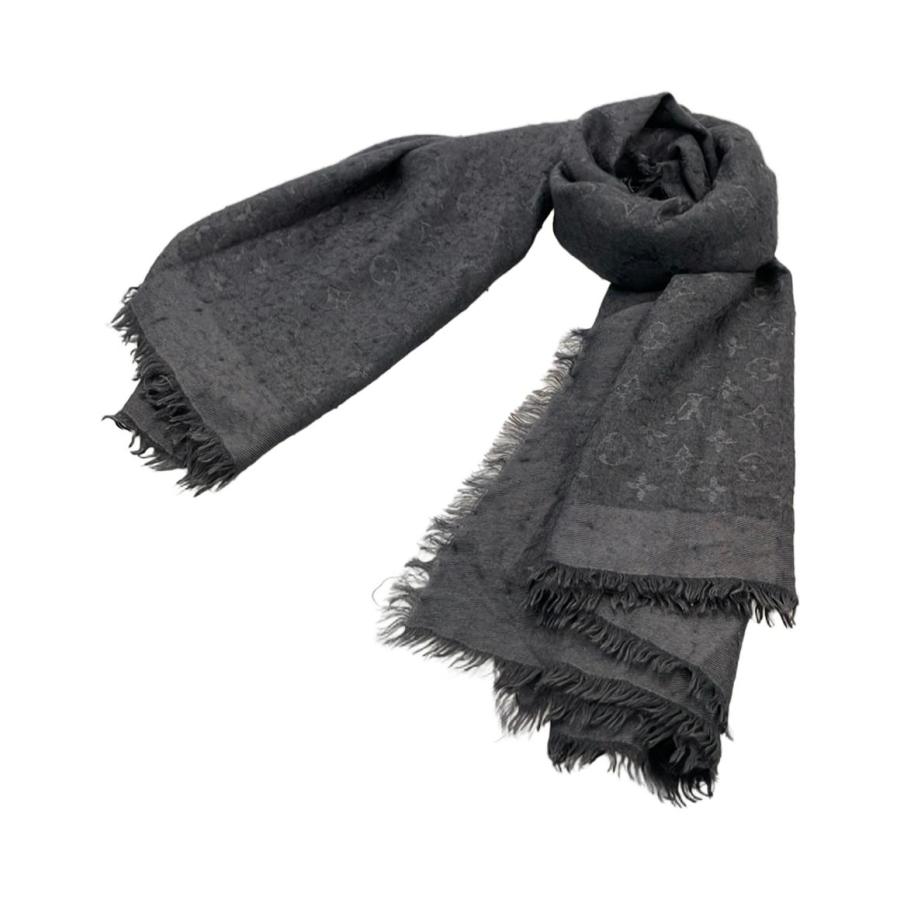 ルイ・ヴィトン ストール アントラシット ショール モノグラム M74752